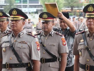 Kapolres Pimpin Upacara Sertijab Kasat Samapta, Kasi Humas, Kapolsek Ciledug dan Pinang, Ini Pesannya