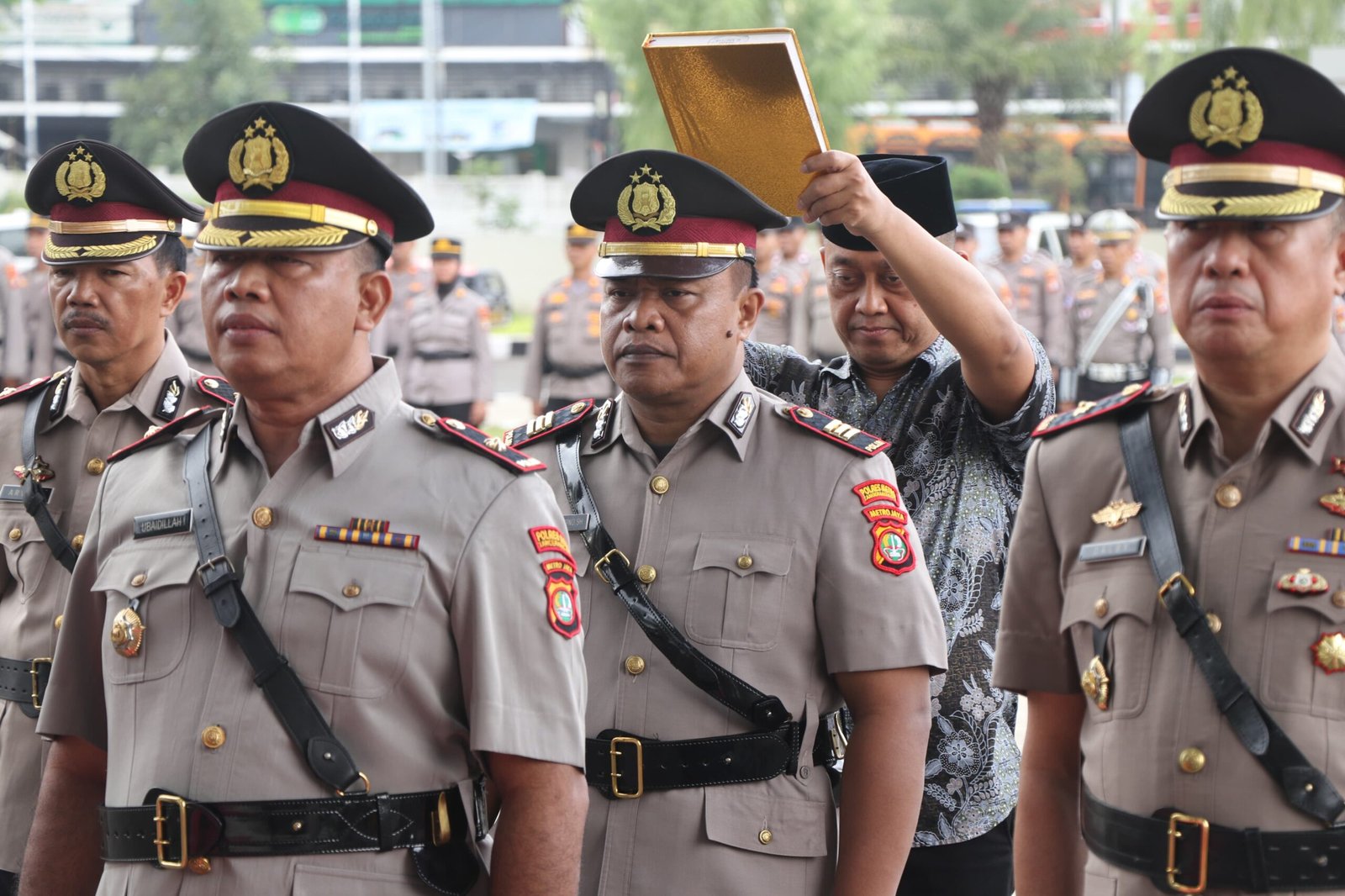 Kapolres Pimpin Upacara Sertijab Kasat Samapta, Kasi Humas, Kapolsek Ciledug dan Pinang, Ini Pesannya