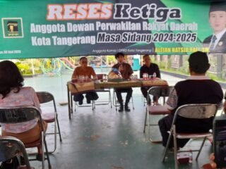 Anggota DPRD Kota Tangerang Alfian Natsir Serap Aspirasi Warga di Kelurahan Bojong