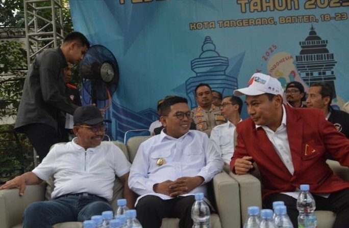 Forkopimda Meriahkan Opening Ceremony Kejurnas Panjat Tebing XIX 2025 di Kota Tangerang