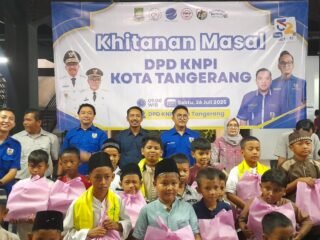 Khitanan Massal Warnai HUT ke-52 KNPI Kota Tangerang, 30 Anak Dikhitan Serentak 