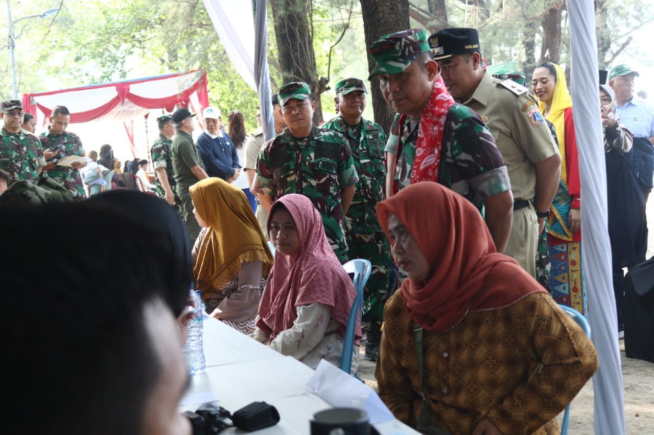 Kodam Jaya Gelar Serbuan Teritorial di Pulau Pari dan Pulau Lancang