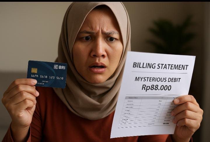Debit Misterius di Kartu Kredit Nasabah BRI, Pemotongan 88 ribu Perbulan Tanpa Persetujuan 