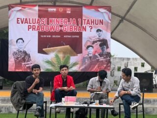 Elemen Mahasiswa Banten Gelar Diskusi Evaluasi 1 Tahun Kinerja Pemerintahan Prabowo–Gibran, Bersama LMND dan SEMPRO