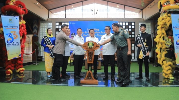 Pemkot Tangerang Launching Logo HUT ke-33 Kota Tangerang, Bersama Melayani Tanpa Henti