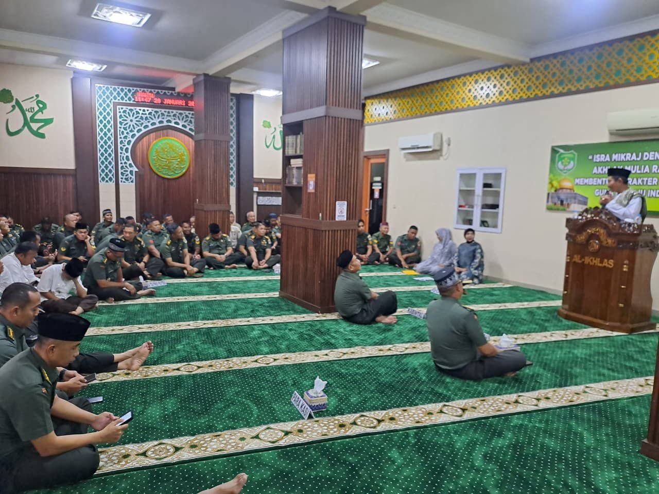 Korem 052/Wijayakrama Peringati Isra Mi’raj Nabi Muhammad SAW 1447 H