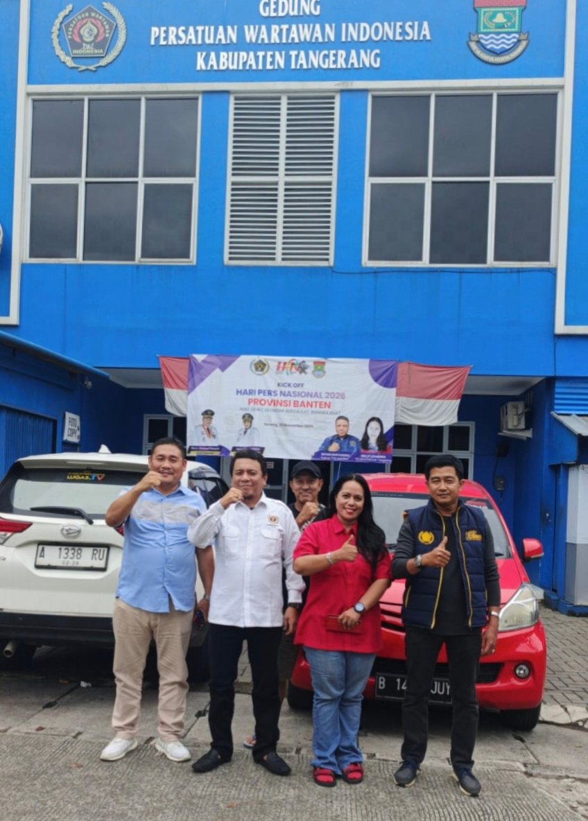 Penguatan Organisasi, Ketua PWI Banten Rian Nopandra Kunjungi Sekretariat PWI Kabupaten Tangerang 
