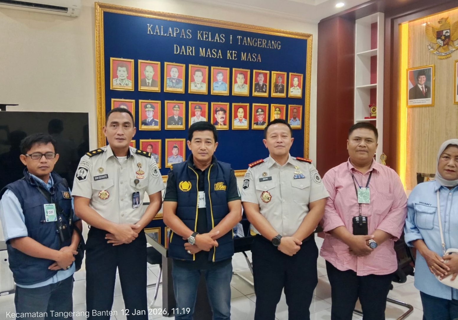 Sejumlah Awak Media Sambangi Lapas Kelas 1 Tangerang, Siap Bersinergi dan Promosikan Karya Warga Binaan