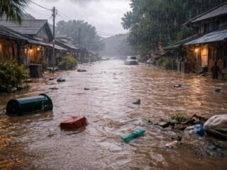 BPBD Kota Tangerang Catat Beberapa Ruas Jalan dan Fasilitas Umum yang Digenangi Air