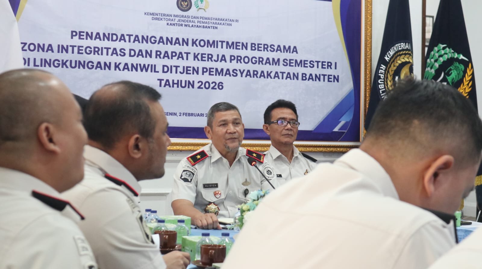 Langkah Bersama Menuju Kinerja Optimal, Rutan Kelas I Tangerang Ikuti Rapat Rencana Kerja UPT 2026