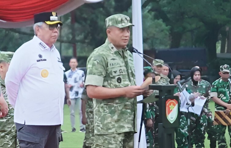 Korem 052/Wijayakrama dan Pemkot Tangsel Bersihkan Sampah, Libatkan 1.200 Personel Gabungan