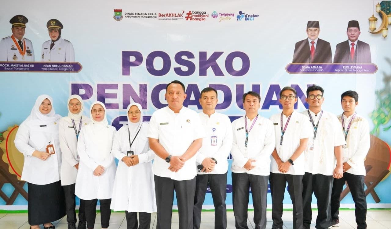 Disnaker Kabupaten Tangerang Buka Posko THR 2026, Pengaduan Pekerja Dilayani hingga 27 Maret