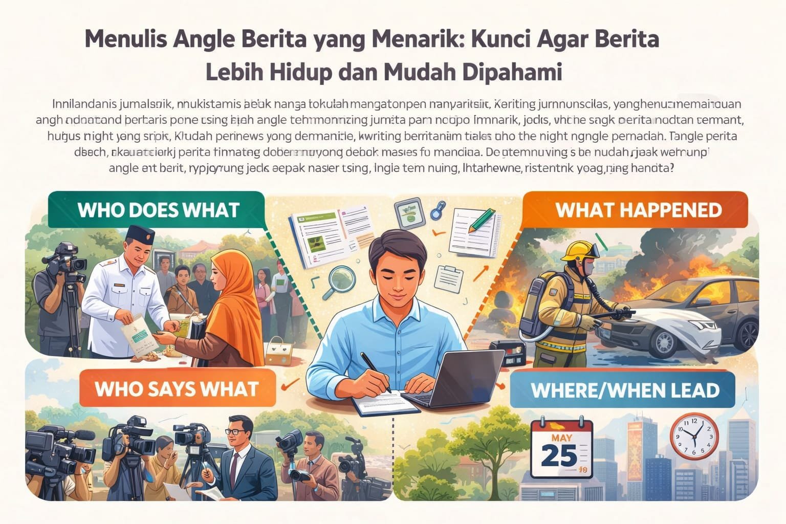 Menulis Angle Berita yang Menarik: Kunci Agar Berita Lebih Hidup dan Mudah Dipahami