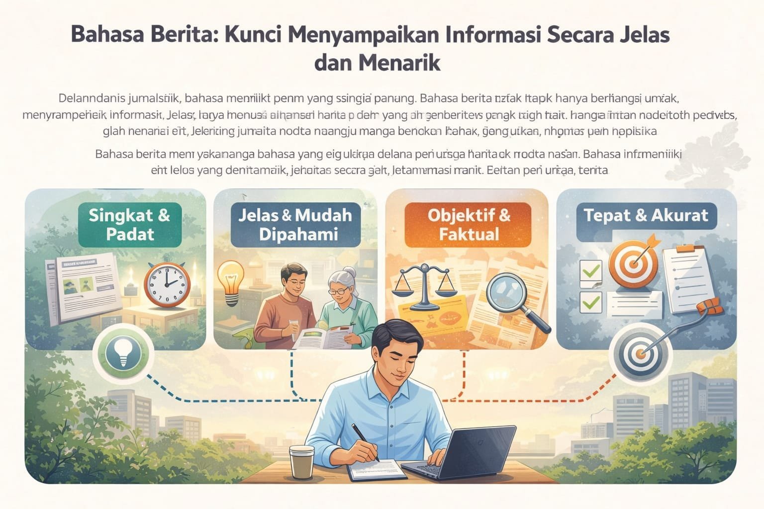 Bahasa Berita Kunci Menyampaikan Informasi Secara Jelas dan Menarik