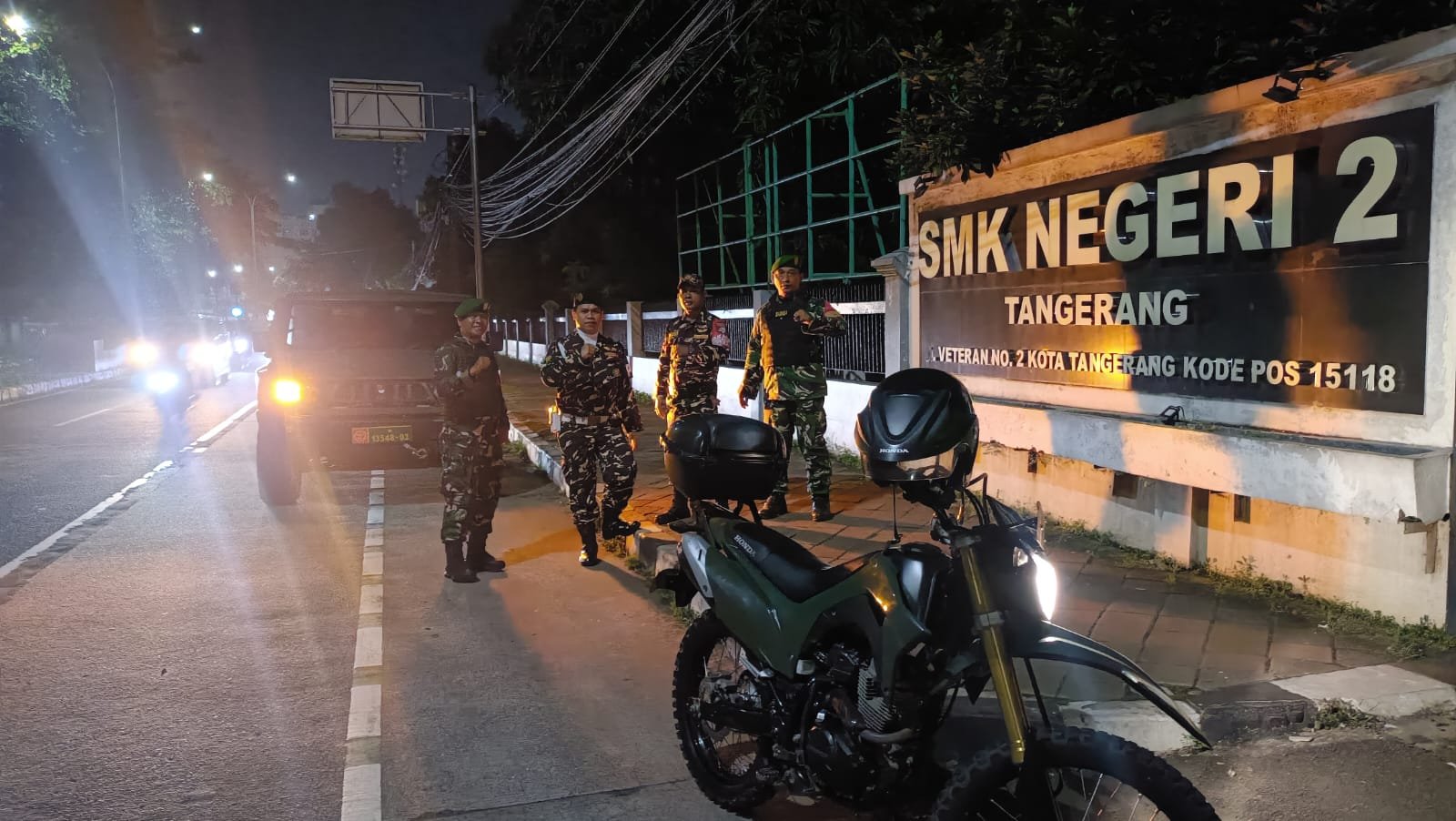 Kodim 0506/Tgr, Patroli Bagian Dari Sarana Bangun Kedekatan Antara TNI Dan Masyarakat