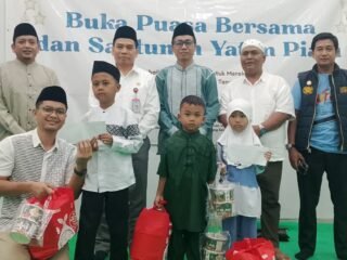Berkah Ramadhan, PWI Kota Tangsel Santuni Anak Yatim dan Bukber