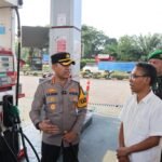 Kapolres Metro Tangerang Kota Pantau Arus Mudik di KM 13,5, Kondisi Lalu Lintas Masih Landai