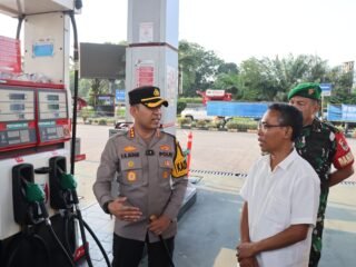 Kapolres Metro Tangerang Kota Pantau Arus Mudik di KM 13,5, Kondisi Lalu Lintas Masih Landai