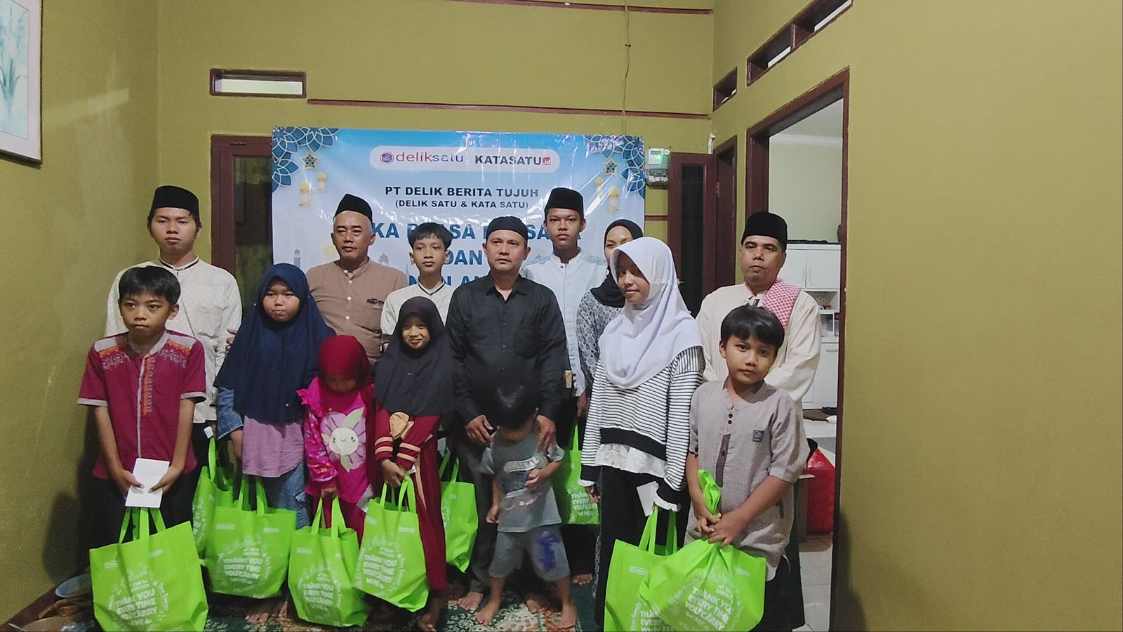 Hangatnya Ramadhan, Delik Berita Tujuh Gelar Bukber dan Santunan Yatim