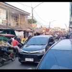 Pasar Malam Dijalan Sekneg Kebon Nanas Picu Kemacetan