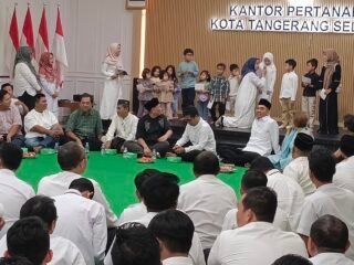 ATR BPN Tangsel Pererat Sinergi dengan PWI Lewat Buka Puasa 