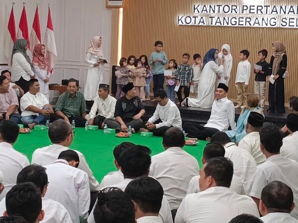 ATR BPN Tangsel Pererat Sinergi dengan PWI Lewat Buka Puasa 