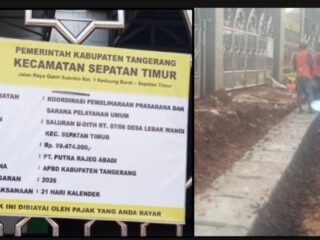 Diduga Abaikan SOP, Proyek Saluran U-Ditch di Sepatan Timur Tuai Sorotan