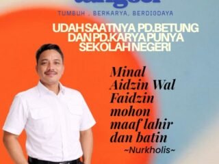 Nurkholis Siapkan Program Pemilu 2029, Sekolah Negeri Dipondok Betung dan Pondok Karya 
