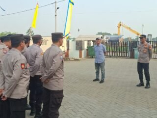 Polsek Karawaci Gelar Apel Pengamanan Kejuaraan Pencak Silat Bumi Sukowati Championship II 2026