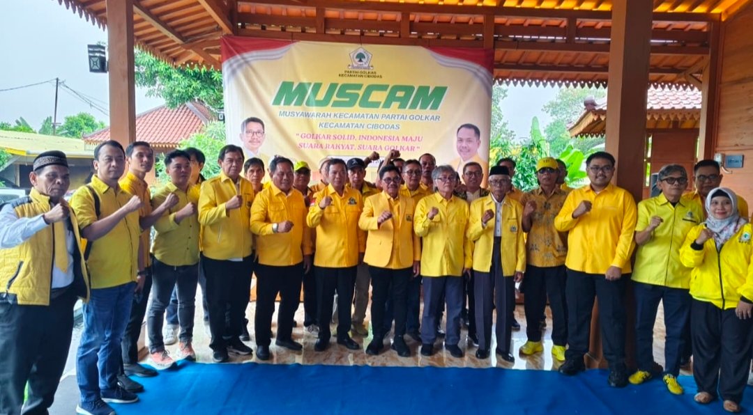 Muscam Partai Golkar, Dicky Himawan Saputra Nahkodai Golkar Kecamatan Cibodas
