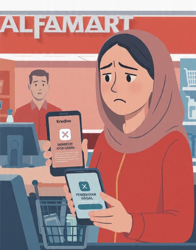 Alfamart dan Kredivo Gagal Transaksi, Konsumen Kecewa Alfamart dan Kredivo Gagal Transaksi, Konsumen Kecewa