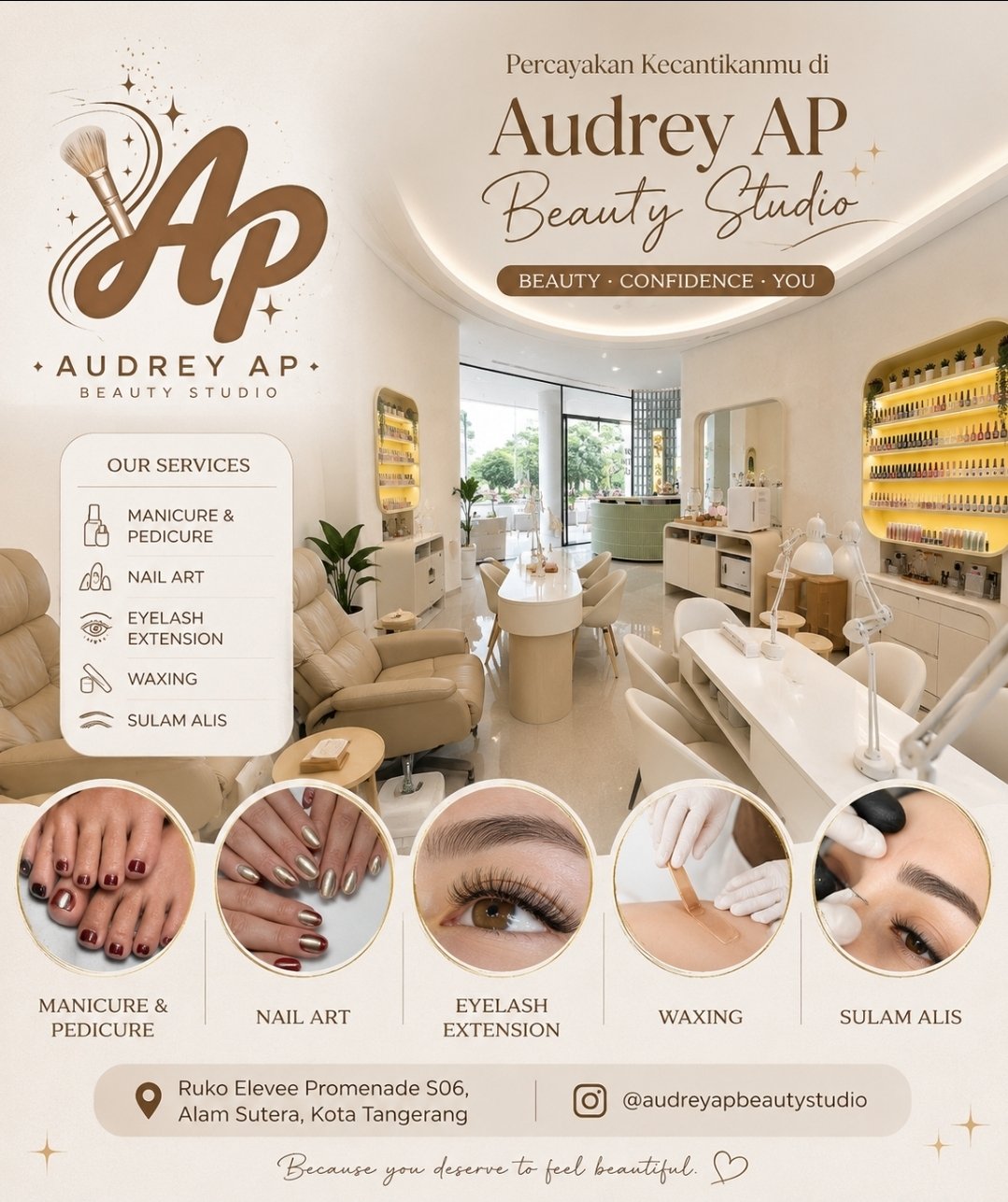 Ingin Nail Art dan Eyelash Extension Berkualitas? Kunjungi Audrey AP Beauty Studio Ingin Nail Art dan Eyelash Extension Berkualitas? Kunjungi Audrey AP Beauty Studio