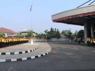 Apel Pagi hingga Kerja Bakti, Polres Metro Tangerang Kota Bersolek Sambut HUT Kemerdekaan RI