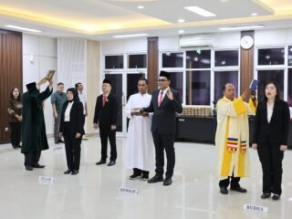 Kepala Kantor Pertanahan Kabupaten Tangerang Lantik Empat PPAT