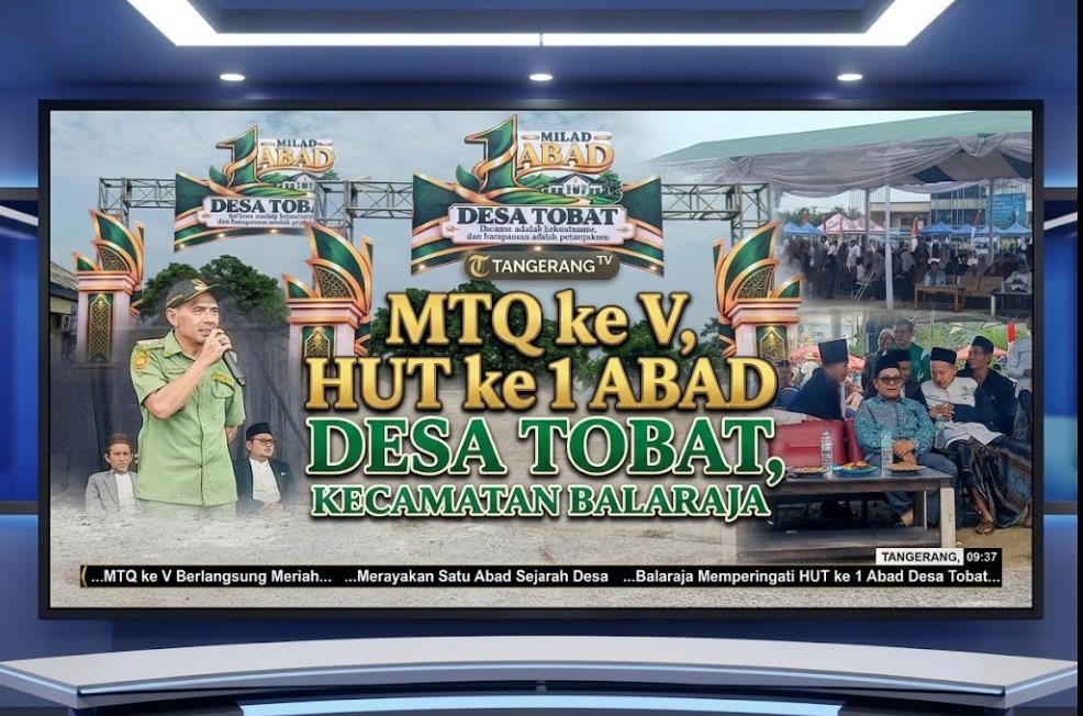Syiar Islam HUT ke-394 Kabupaten Tangerang, Desa Tobat Gelar MTQ ke-V Libatkan Seluruh Pondok Pesantren Syiar Islam HUT ke-394 Kabupaten Tangerang, Desa Tobat Gelar MTQ ke-V Libatkan Seluruh Pondok Pesantren